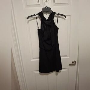 3/$15 White House Black Market XS Halter Cocktail Little‎ Black Dress WHBM